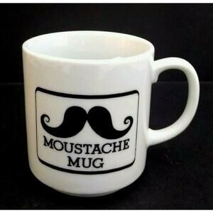 Vintage Moustache Mug Made In Japan